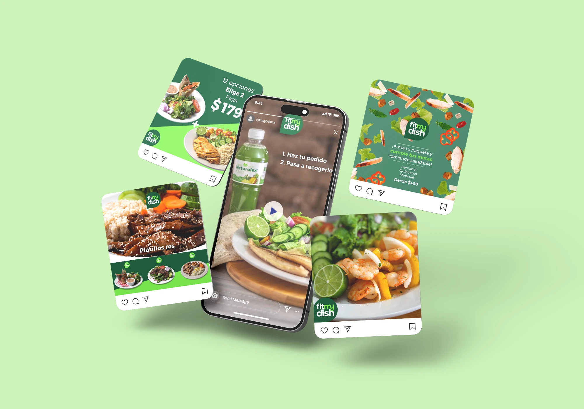 social media fit my dish